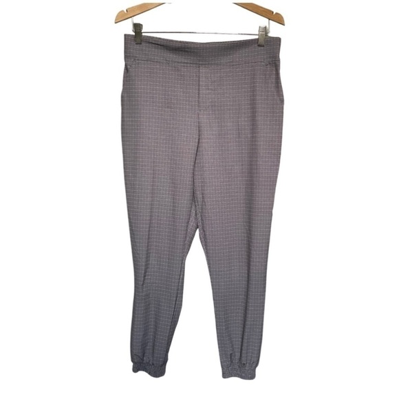 EZY Wear by CHI Ultra-Lightweight Houndstooth Jogger Pants Women’s Size Medium. - Picture 1 of 16
